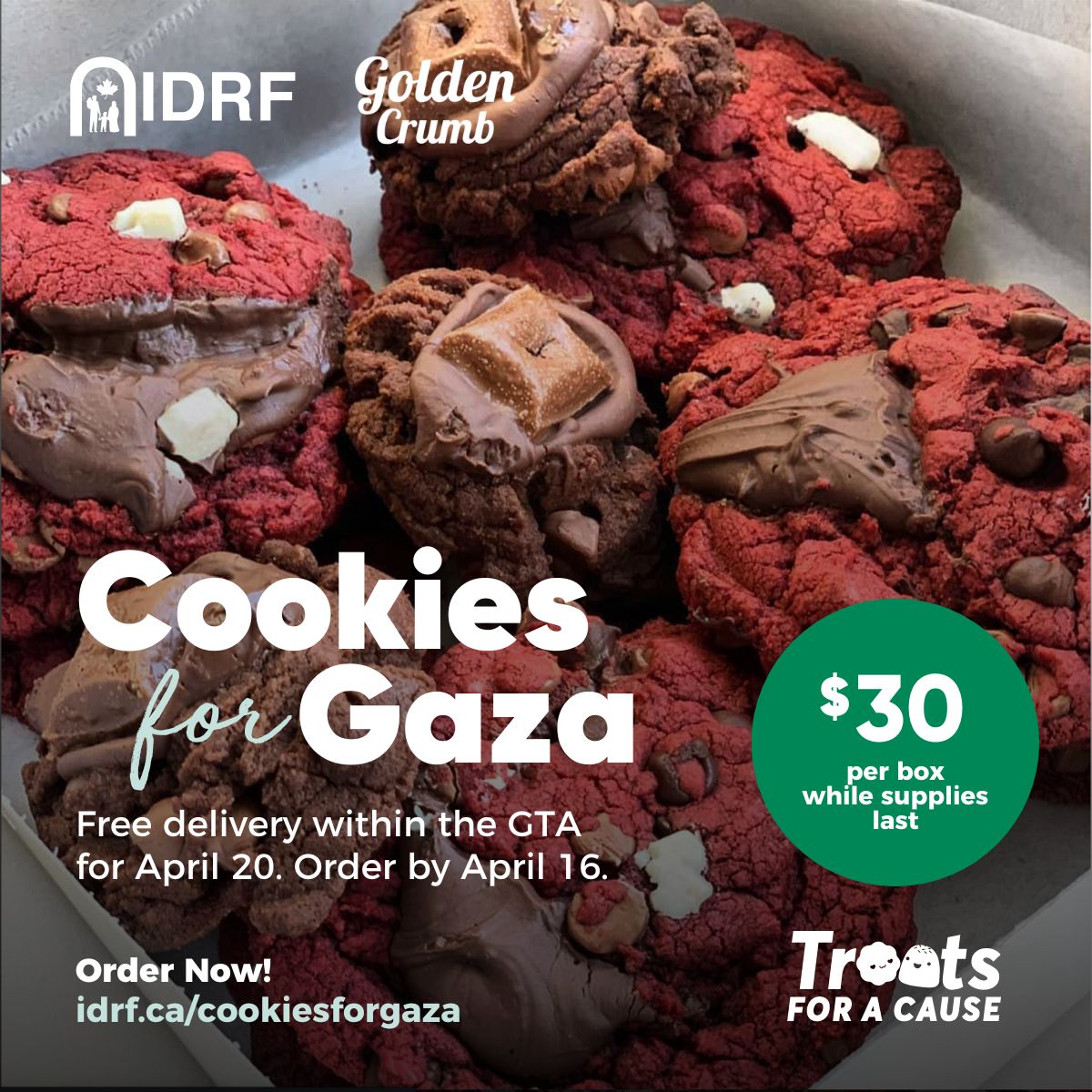 Cliquer ici pour obtenir plus d'informations sur Cookies for a Cause (GTA)