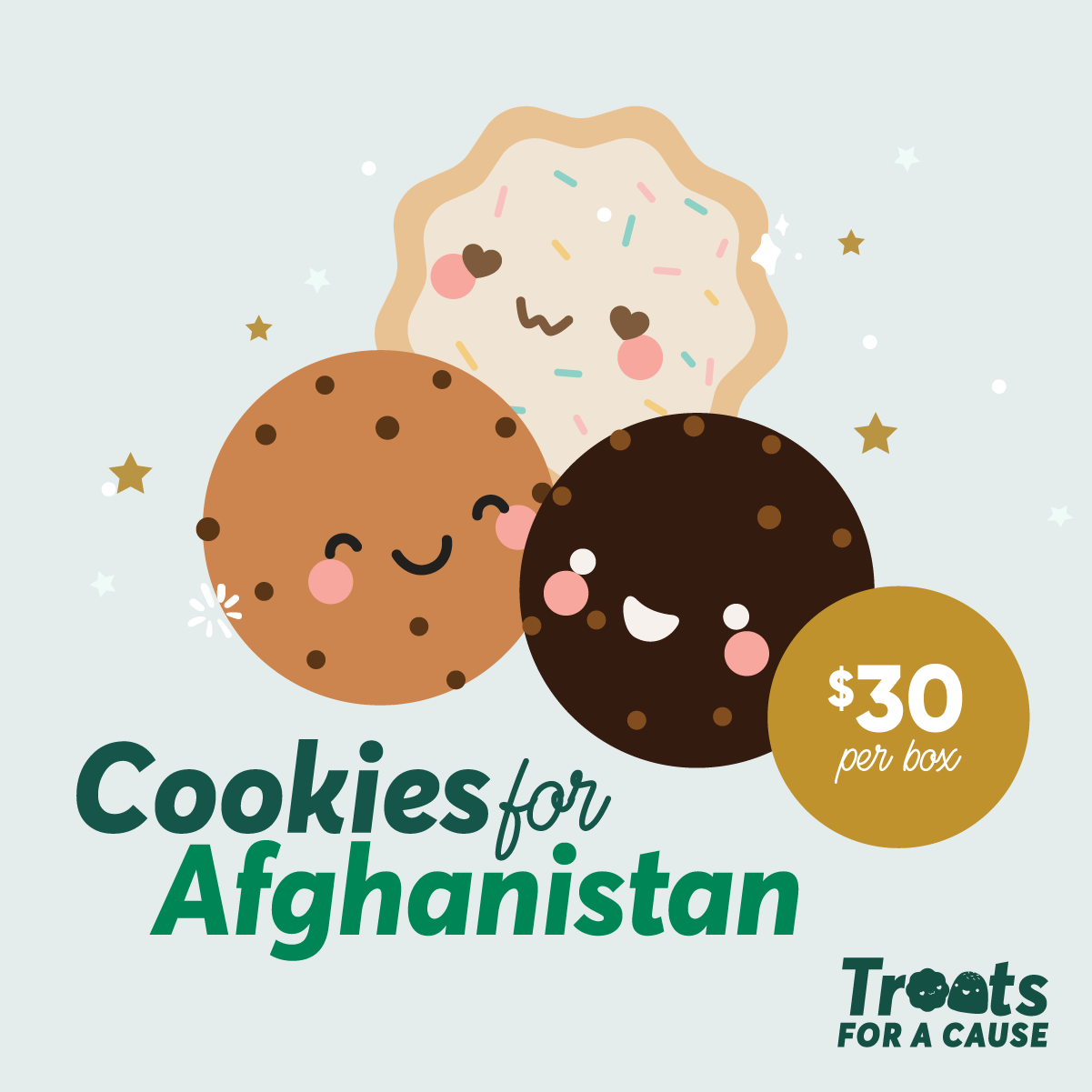 Click here for more information about Cookies for Afghanistan (GTA)